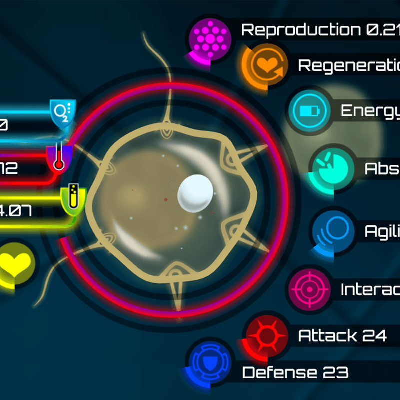 Cancer: Modeling evolution and natural selection, the “Mitosis Game”